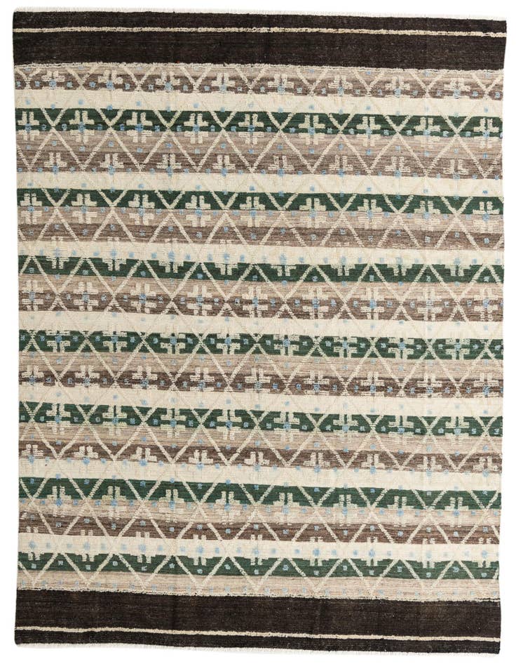 Detail image of 8' 2 x 10' 3 Hand Knotted Darya Wool Rug