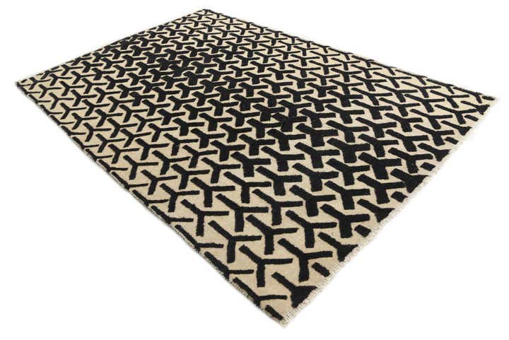 6' 8 x 9' 10 Hand Knotted Darya Wool Rug