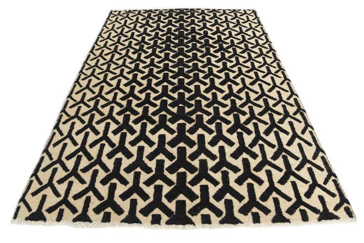 6' 8 x 9' 10 Hand Knotted Darya Wool Rug