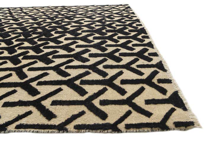 6' 8 x 9' 10 Hand Knotted Darya Wool Rug