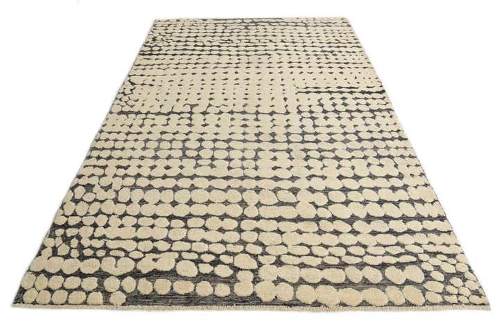 6' 5 x 10' 3 Hand Knotted Darya Wool Rug