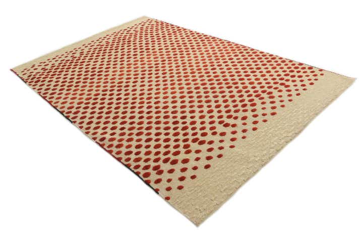 6' 6 x 9' 9 Hand Knotted Darya Wool Rug