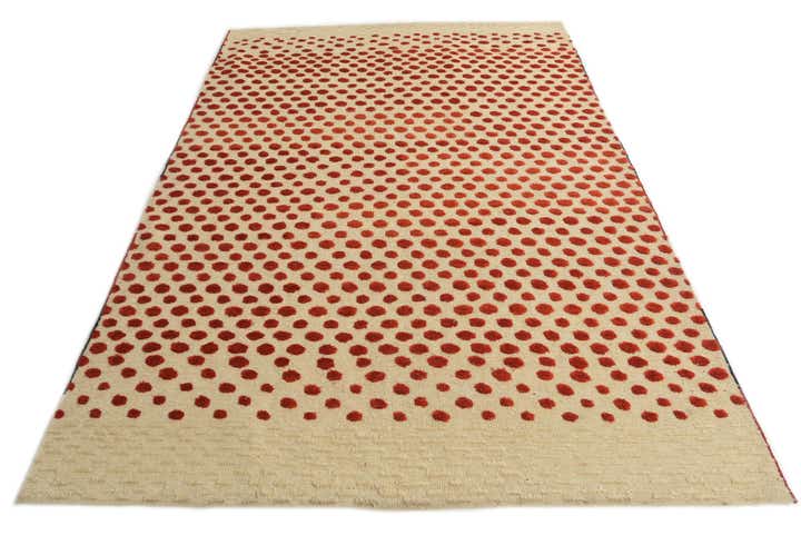 6' 6 x 9' 9 Hand Knotted Darya Wool Rug