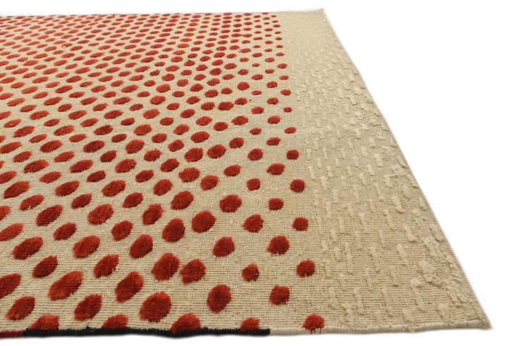 Detail image of 6' 6 x 9' 9 Hand Knotted Darya Wool Rug