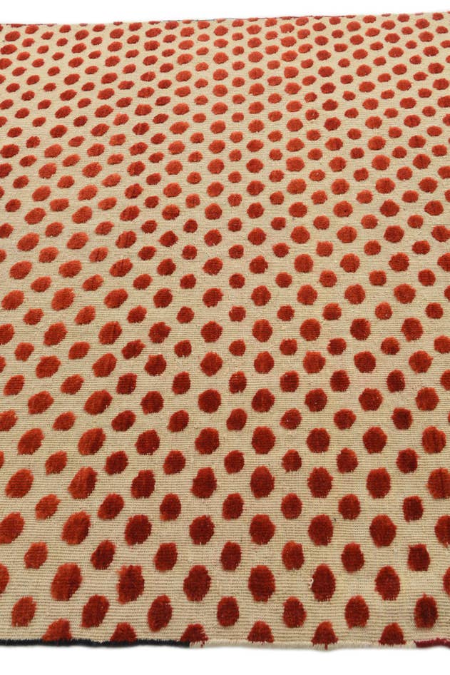 Detail image of 6' 6 x 9' 9 Hand Knotted Darya Wool Rug