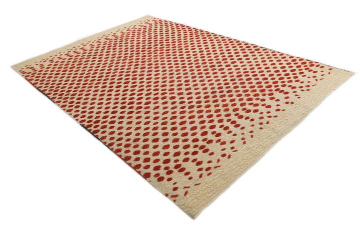6' 7 x 9' 9 Hand Knotted Darya Wool Rug