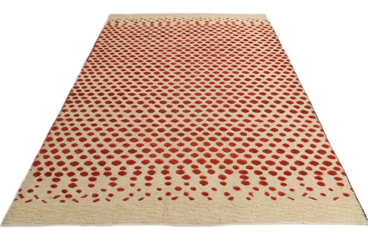 Detail image of 6' 7 x 9' 9 Hand Knotted Darya Wool Rug