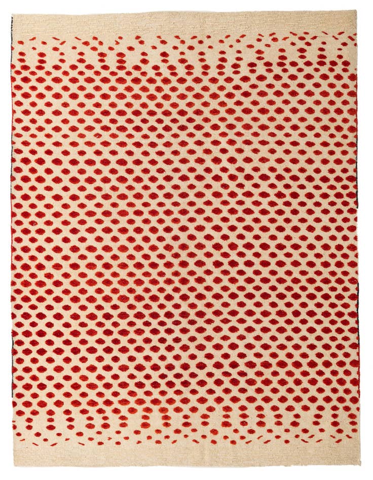 Detail image of 6' 7 x 9' 9 Hand Knotted Darya Wool Rug