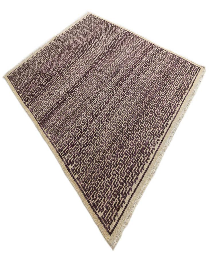 Detail image of 8' x 10'  Hand Knotted Darya Wool Rug