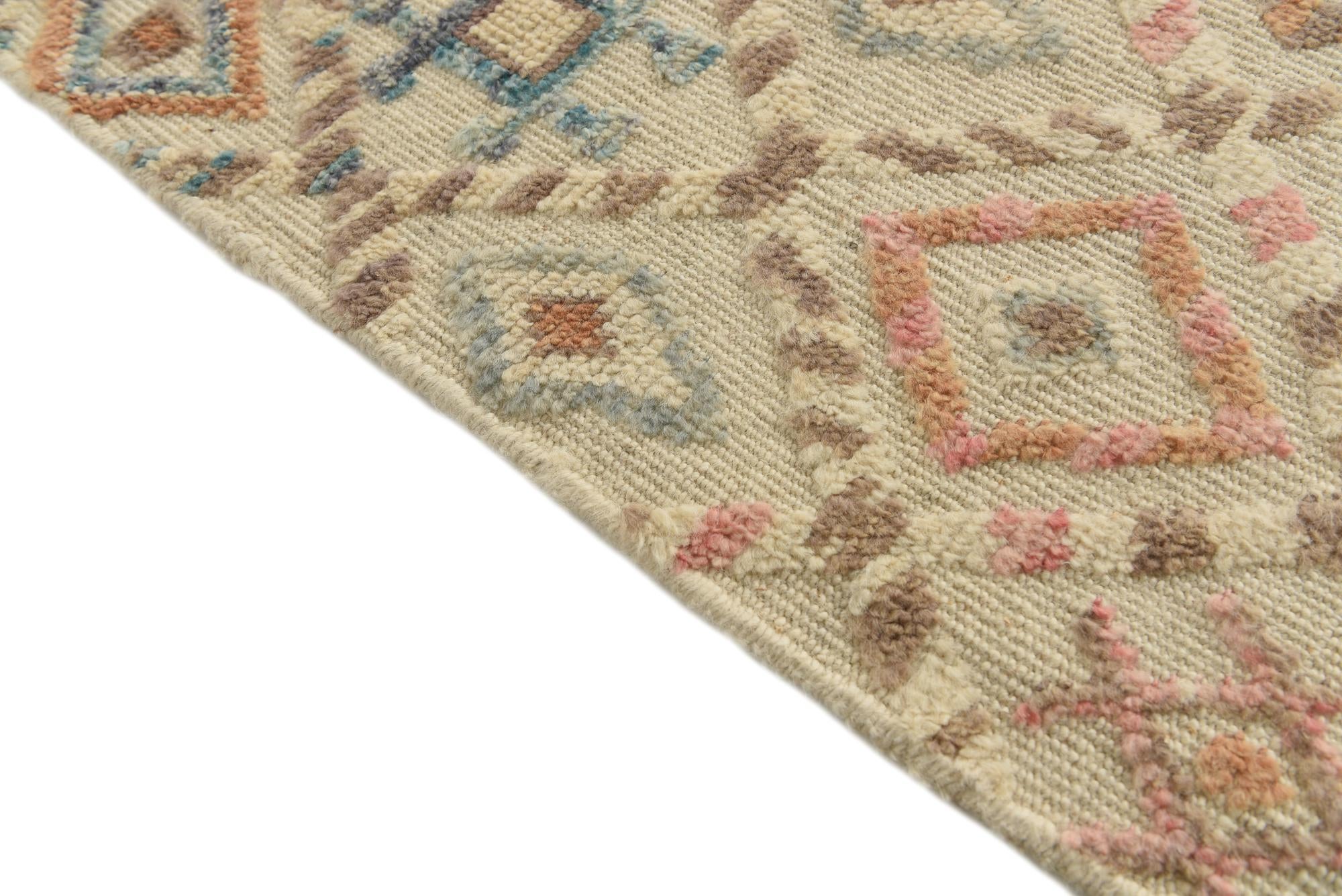 8' 10 x 12' 6 Hand Knotted Darya Wool Rug