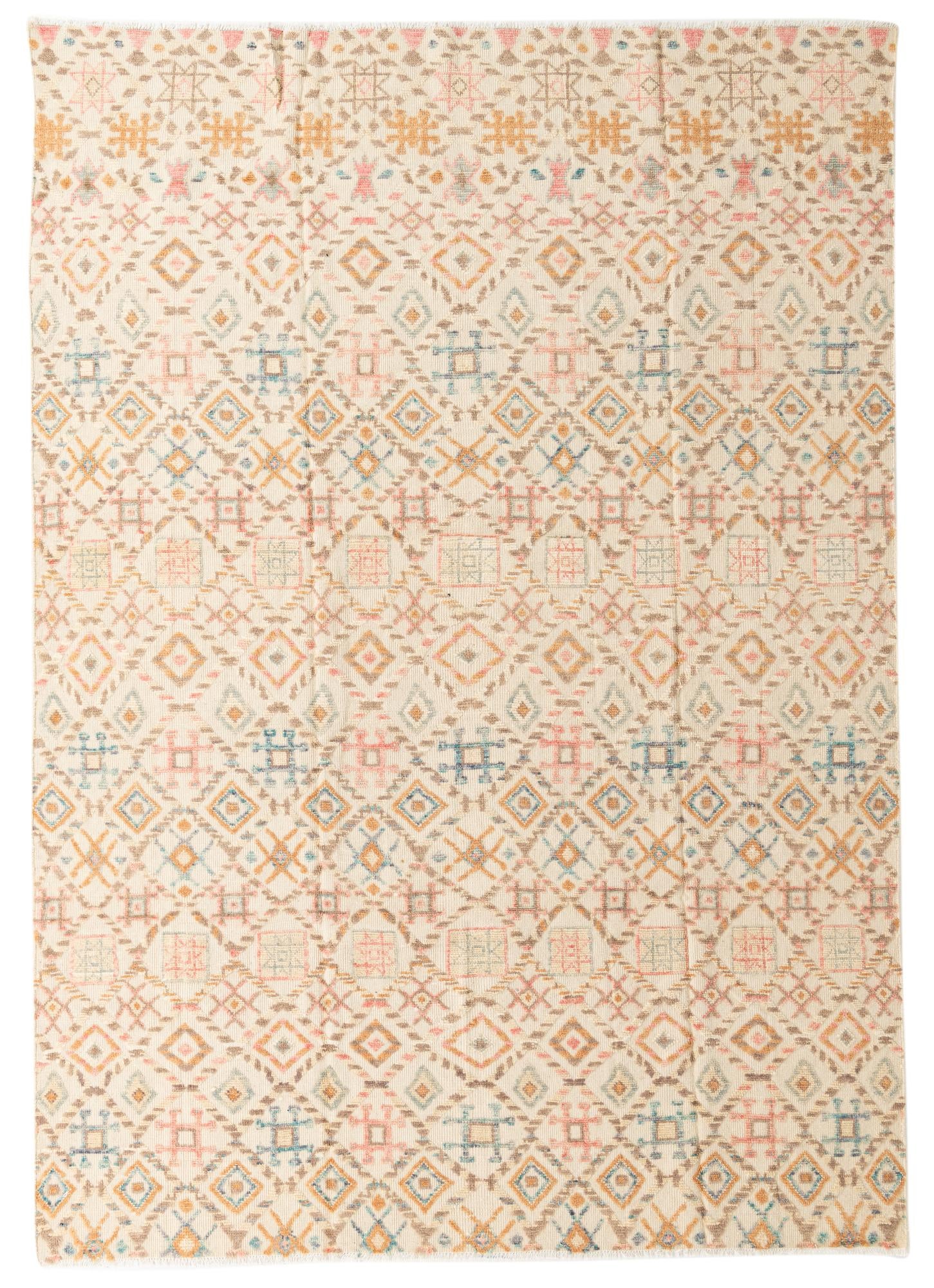 8' 10 x 12' 6 Hand Knotted Darya Wool Rug