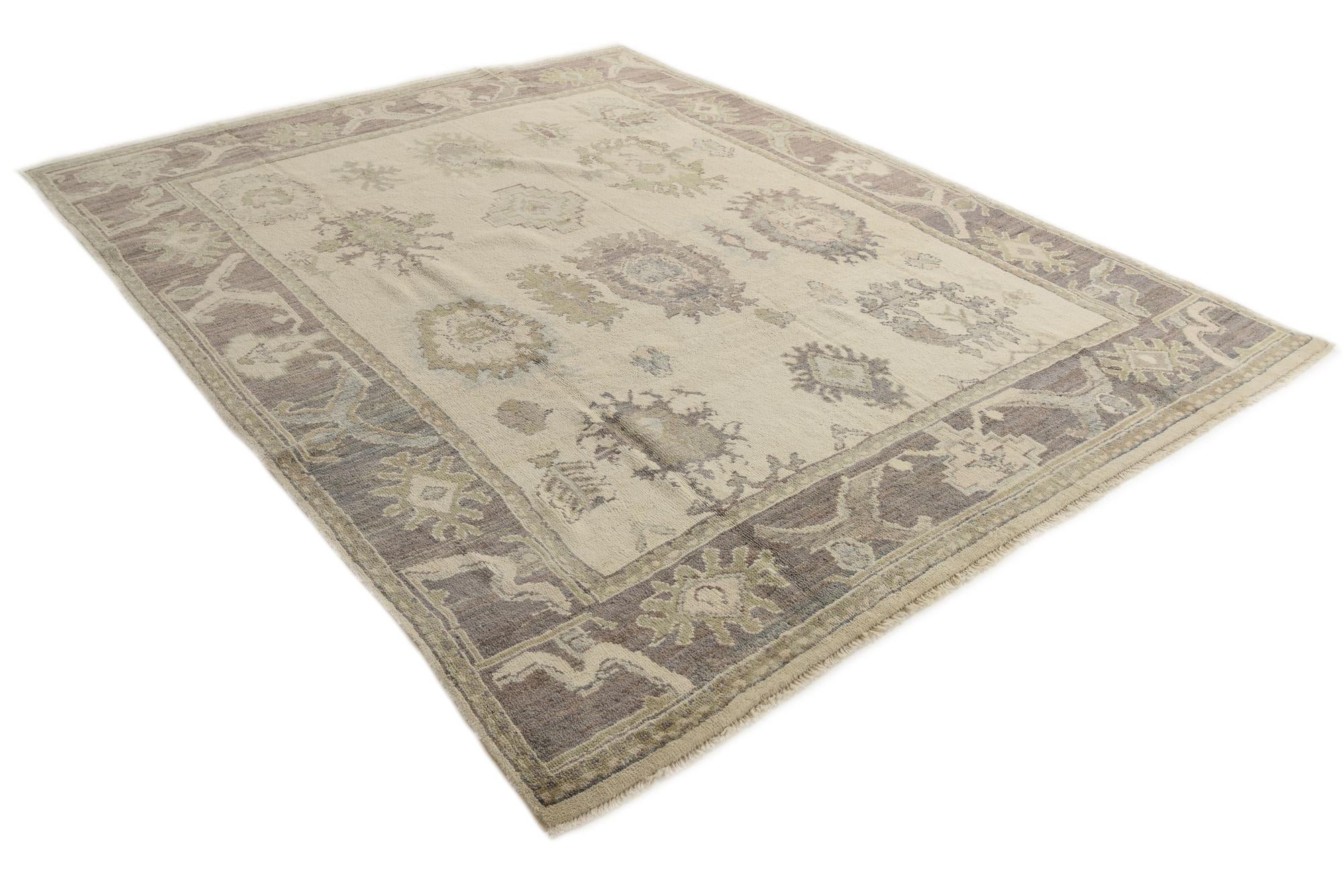 8' 3 x 10' 6 Hand Knotted Darya Wool Rug