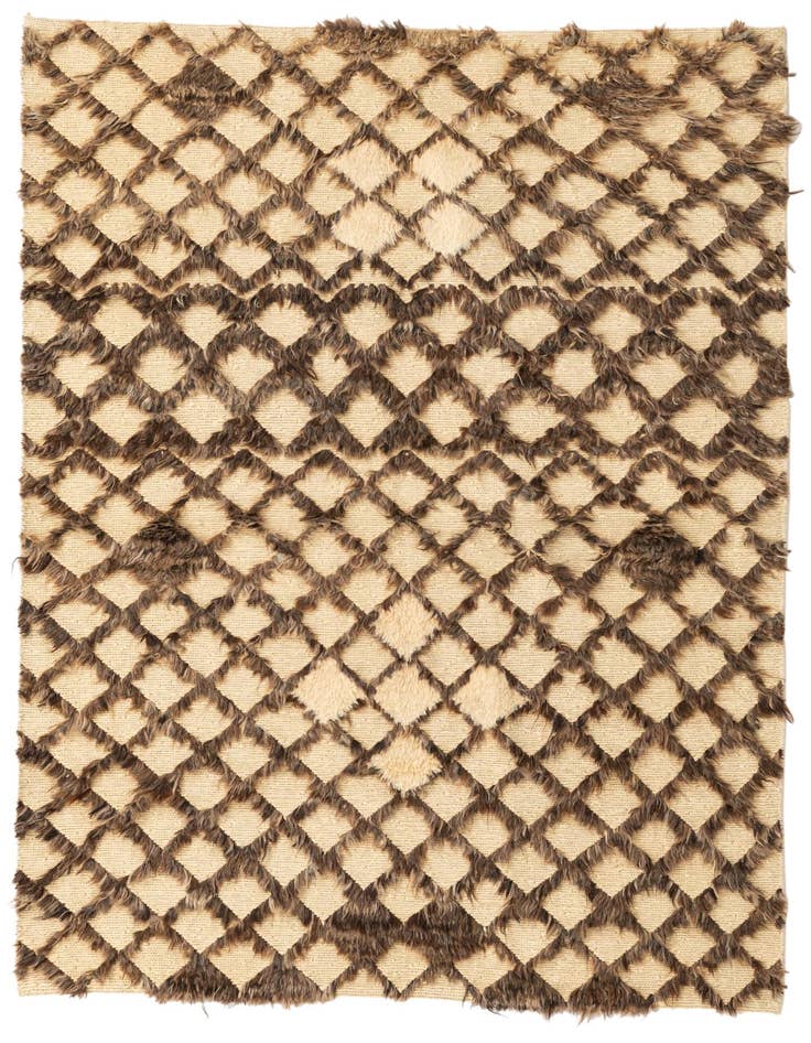 Detail image of 4' 2 x 5' 8 Hand Knotted Darya Wool Rug