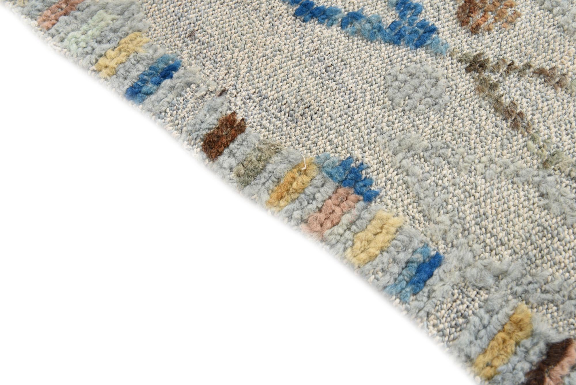 4' 10 x 6' 3 Hand Knotted Darya Wool Rug