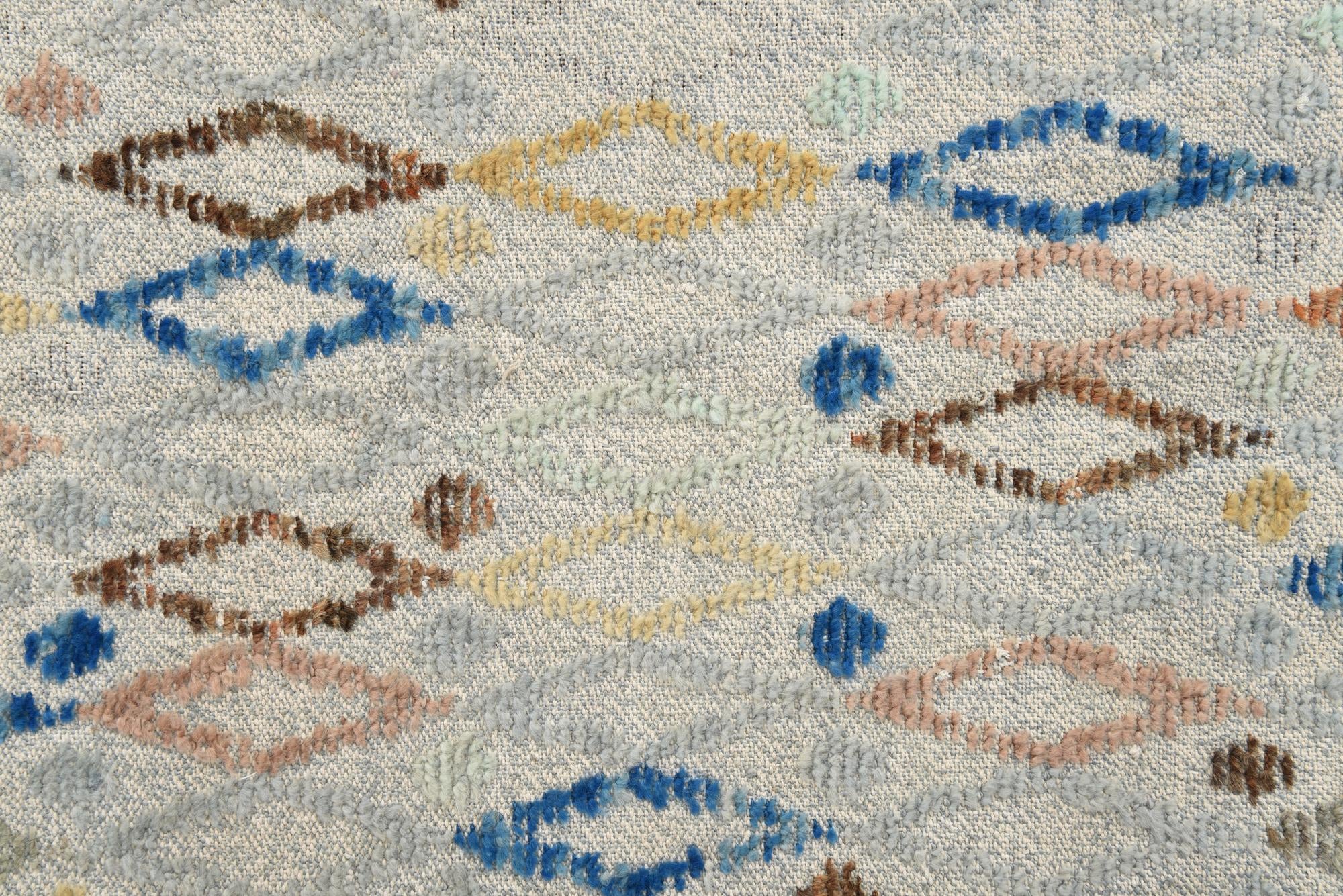4' 10 x 6' 3 Hand Knotted Darya Wool Rug