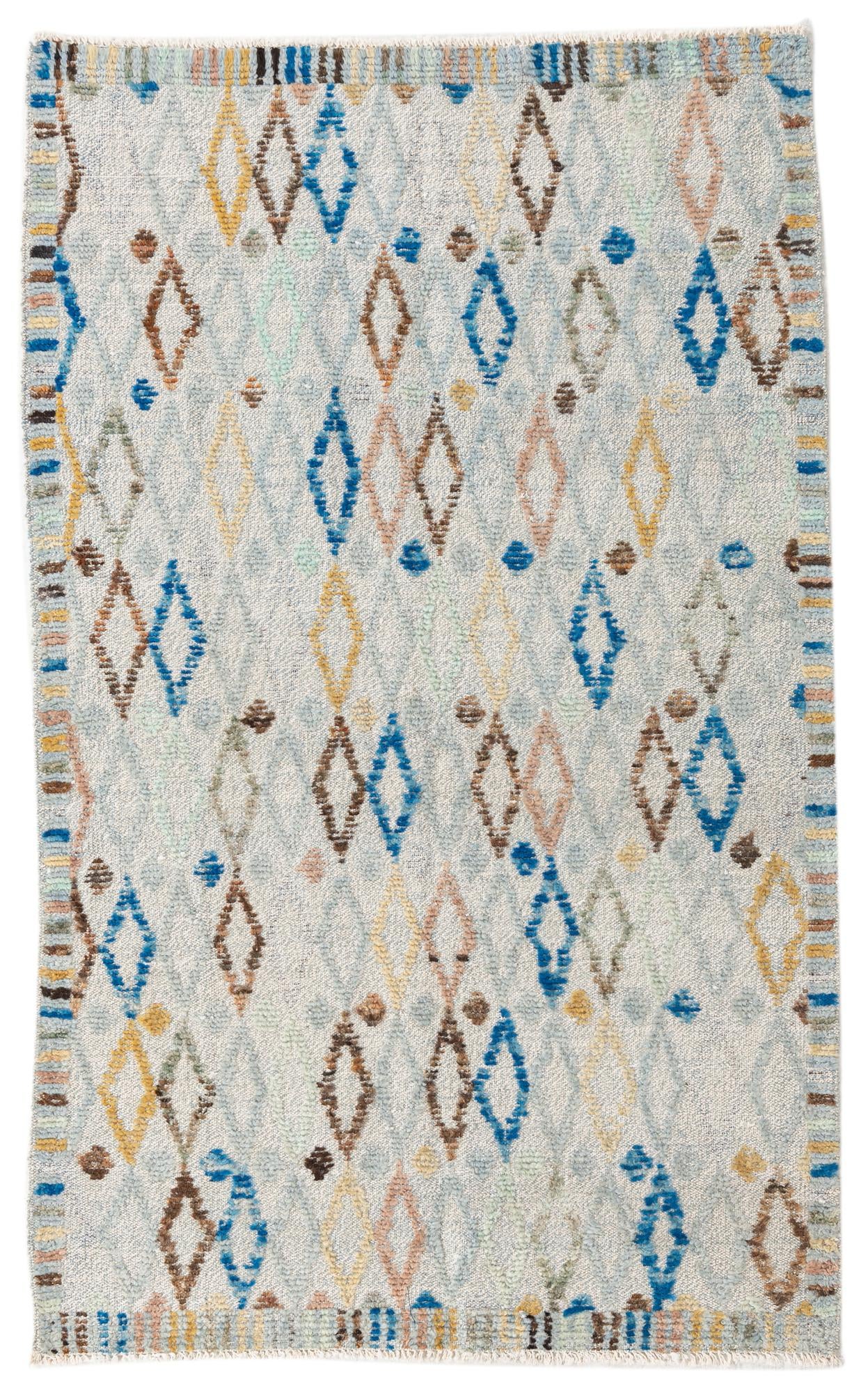 4' 10 x 6' 3 Hand Knotted Darya Wool Rug