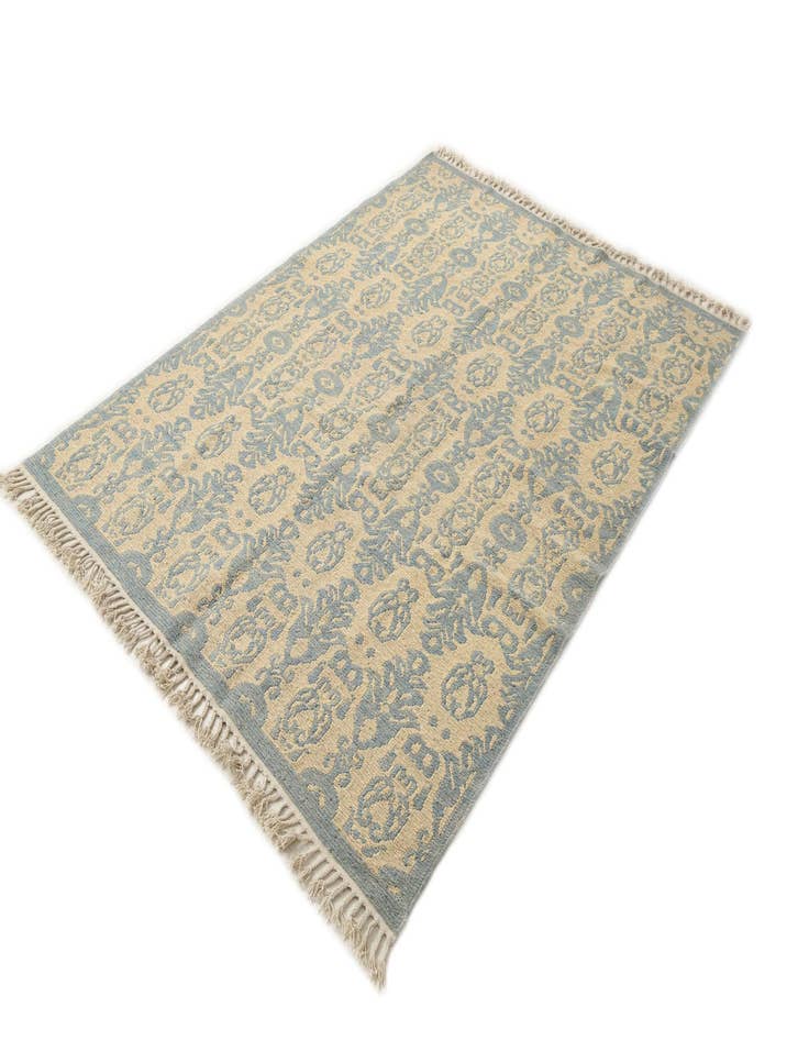 Detail image of 6' x 8'  Hand Knotted Darya Wool Rug