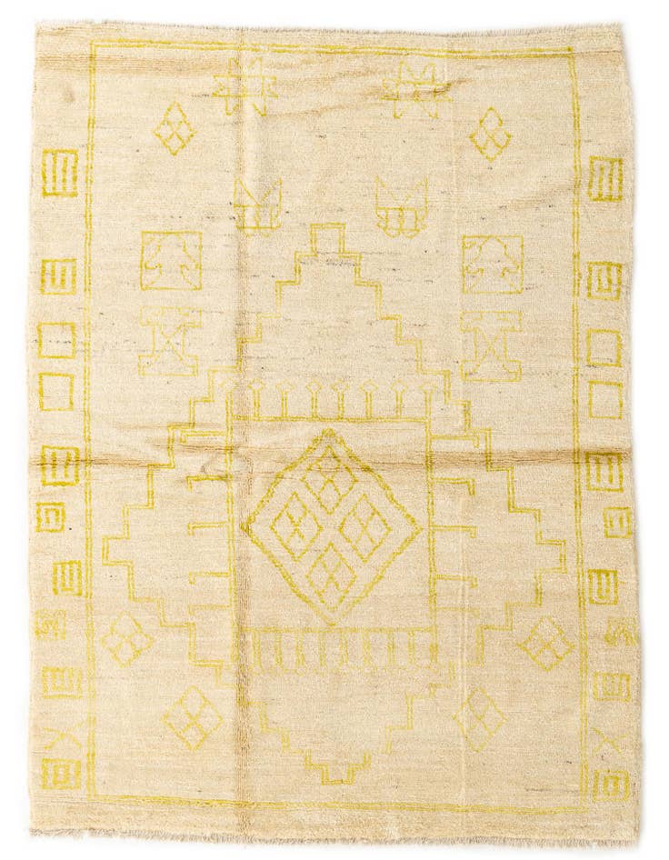 Detail image of 5' 10 x 8' Hand Knotted Darya Wool Rug