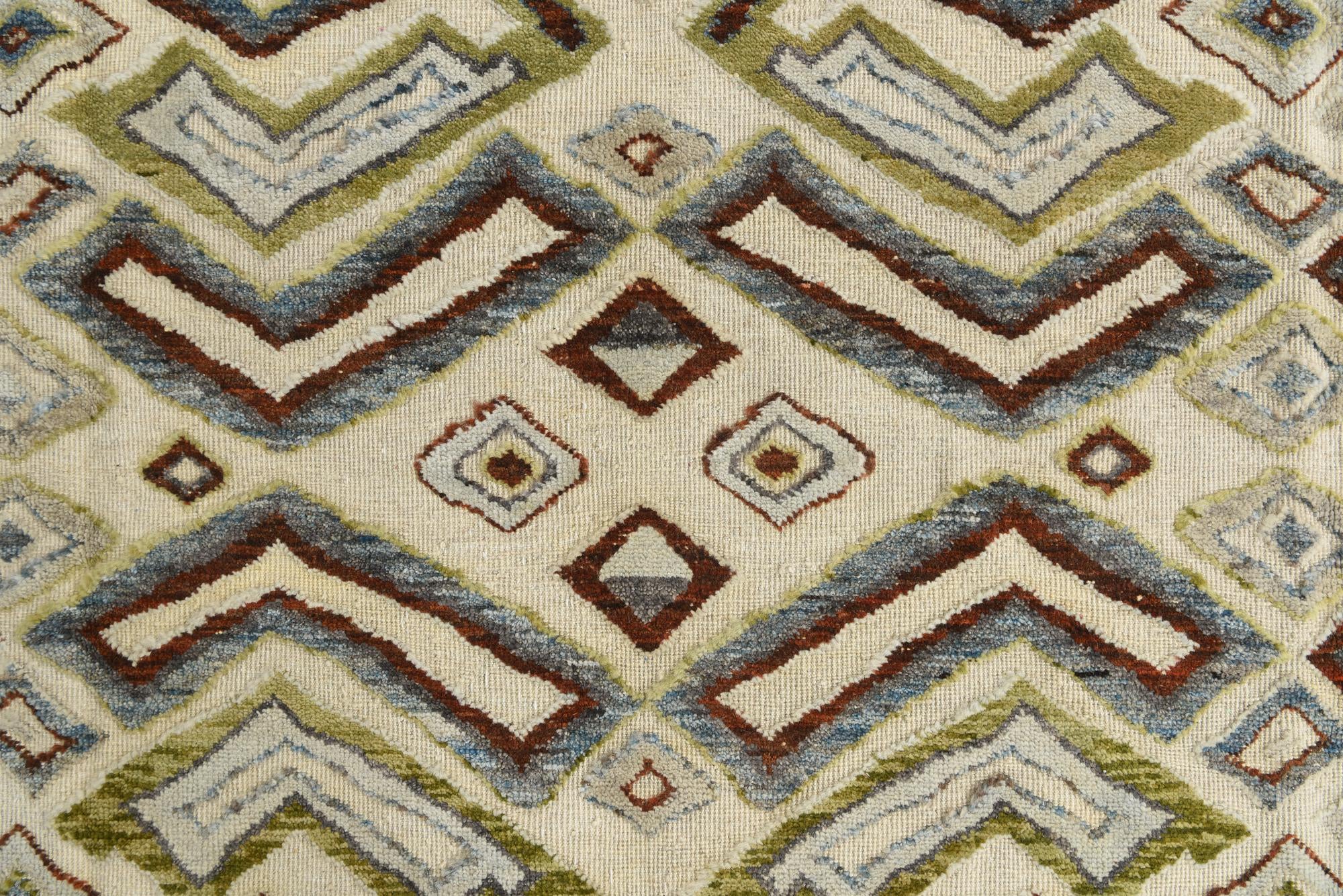 8' 3 x 10' 4 Hand Knotted Darya Wool Rug