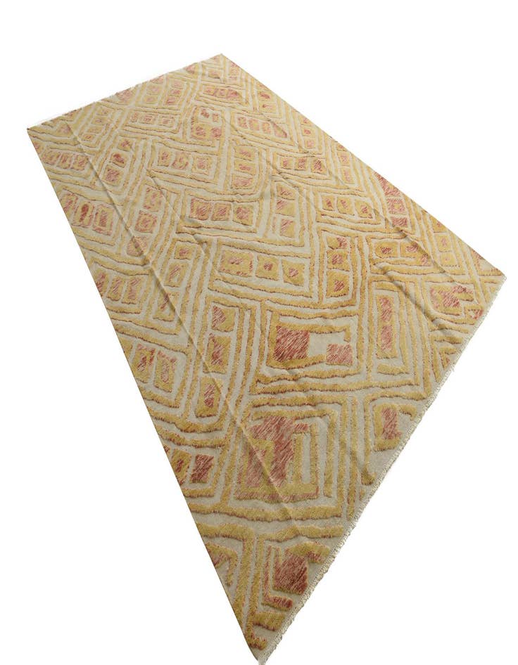 Detail image of 9' 7 x 14' 3  Hand Knotted Darya Wool Rug