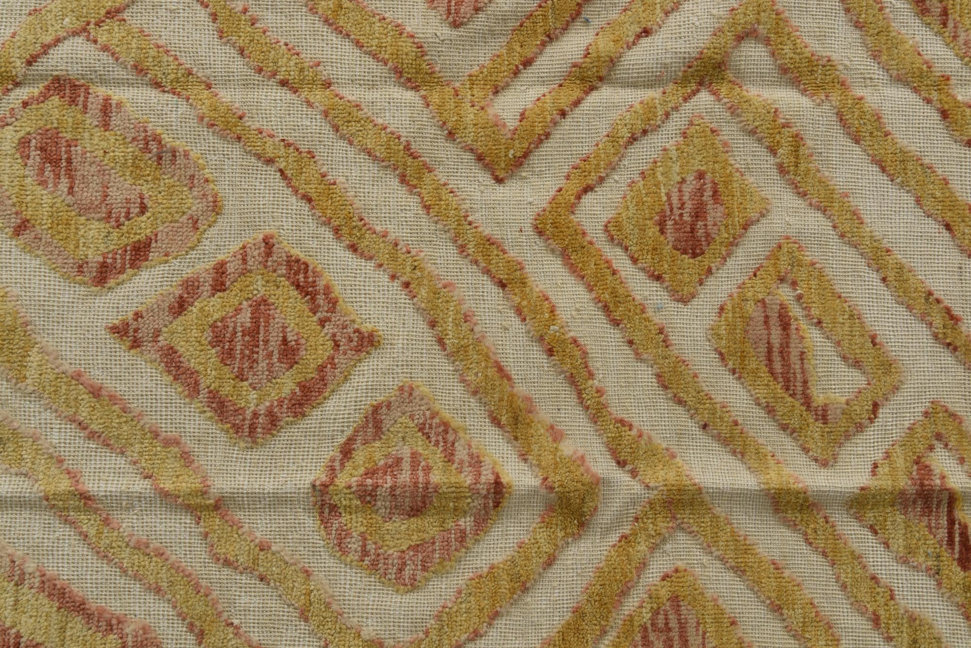9' 7 x 14' 3 Hand Knotted Darya Wool Rug