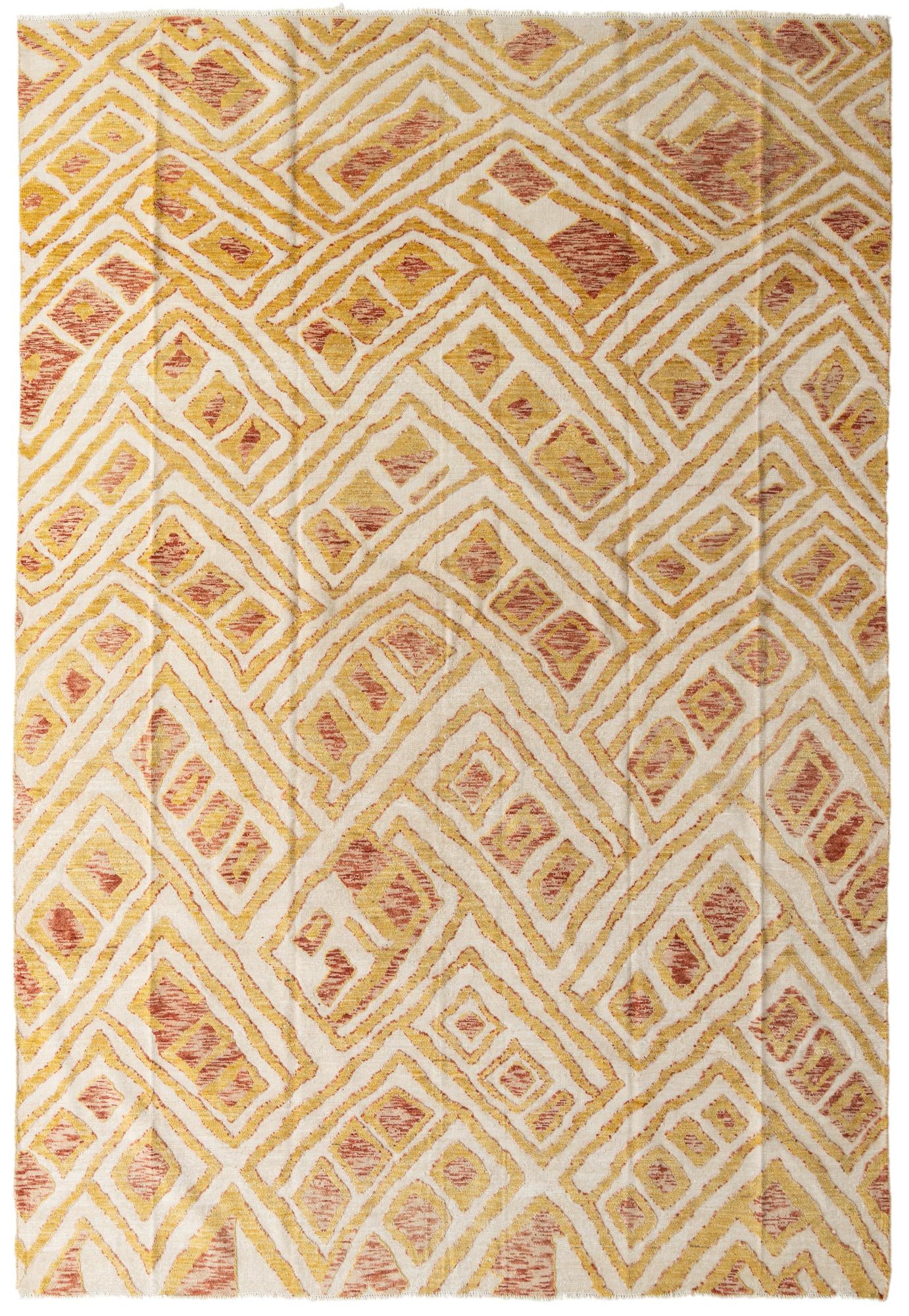 9' 7 x 14' 3 Hand Knotted Darya Wool Rug