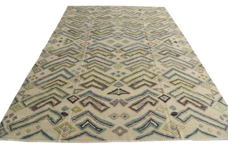 Detail image of 9' x 12' 6 Hand Knotted Darya Wool Rug