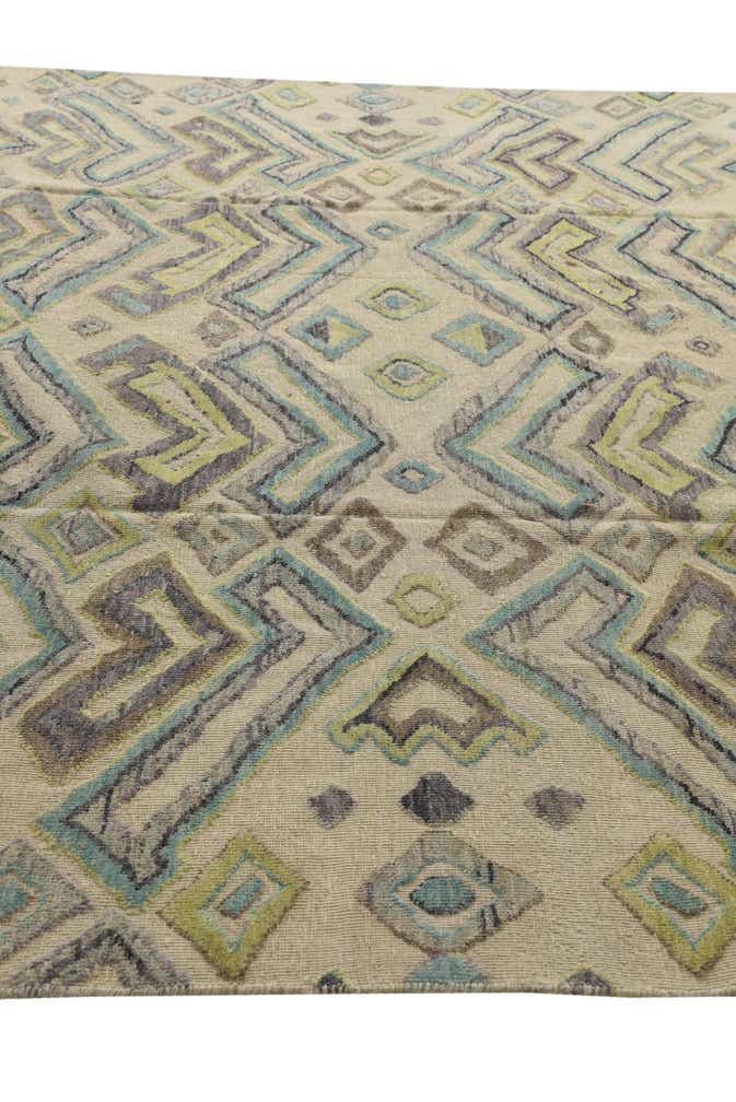 9' x 12' 6 Hand Knotted Darya Wool Rug