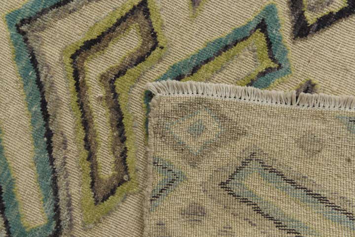 9' x 12' 6 Hand Knotted Darya Wool Rug