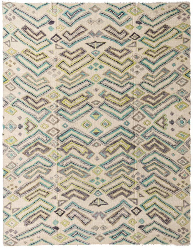 Detail image of 9' x 12' 6 Hand Knotted Darya Wool Rug