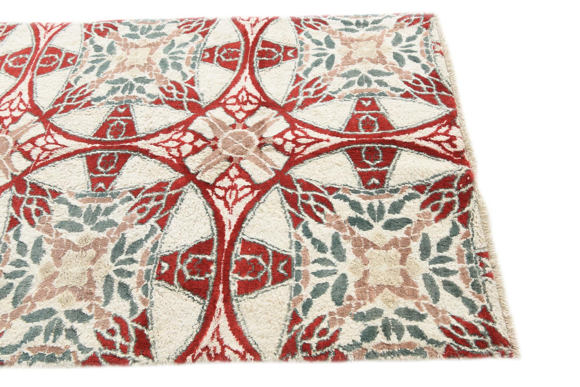 4' 1 x 6' Hand Knotted Darya Wool Rug