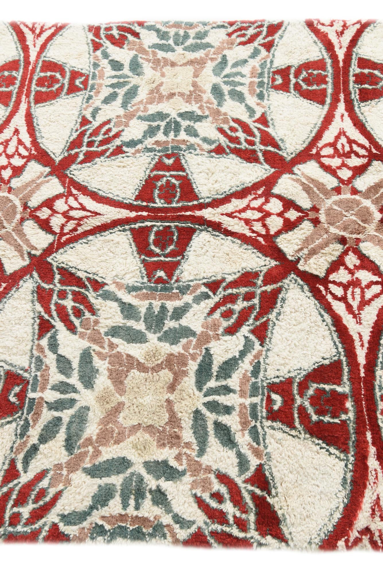4' 1 x 6' Hand Knotted Darya Wool Rug