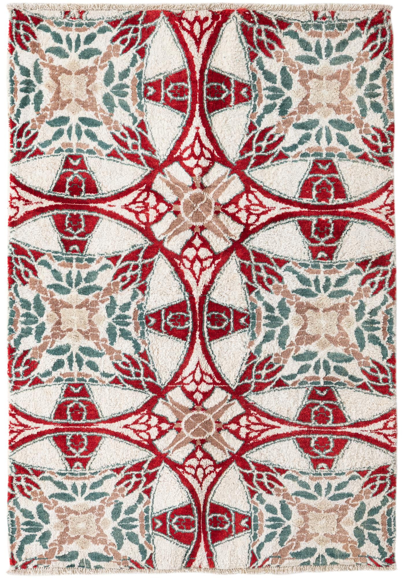 4' 1 x 6' Hand Knotted Darya Wool Rug