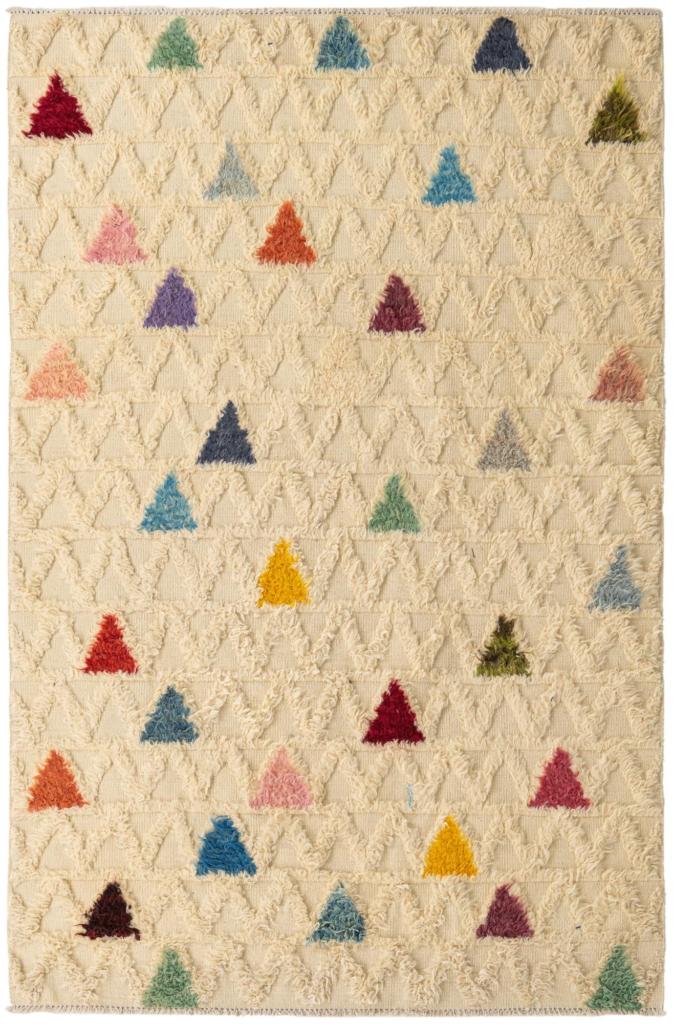 5' 7 x 8' 5 Hand Knotted Darya Wool Rug