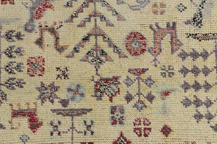 Detail image of 5' 6 x 7' 8 Hand Knotted Darya Wool Rug