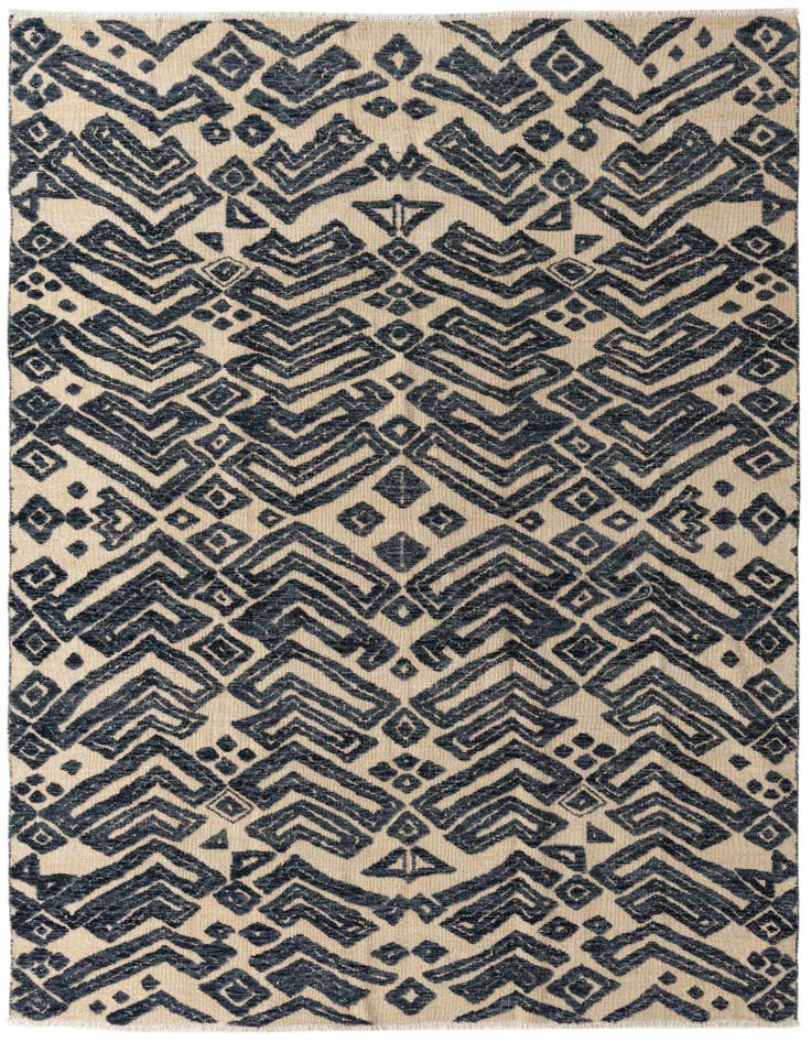 Detail image of 8' x 10' 4 Hand Knotted Darya Wool Rug