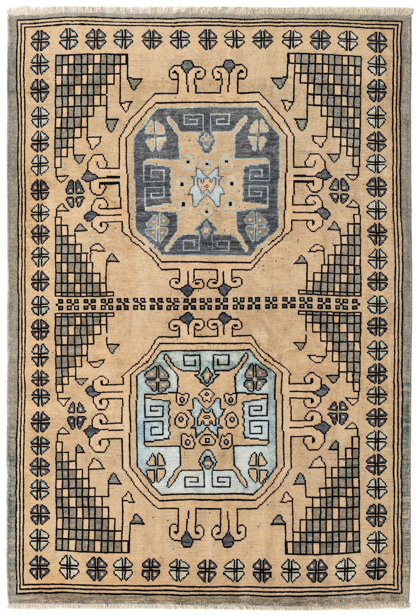 5' 7 x 8' 2 Hand Knotted Darya Rug