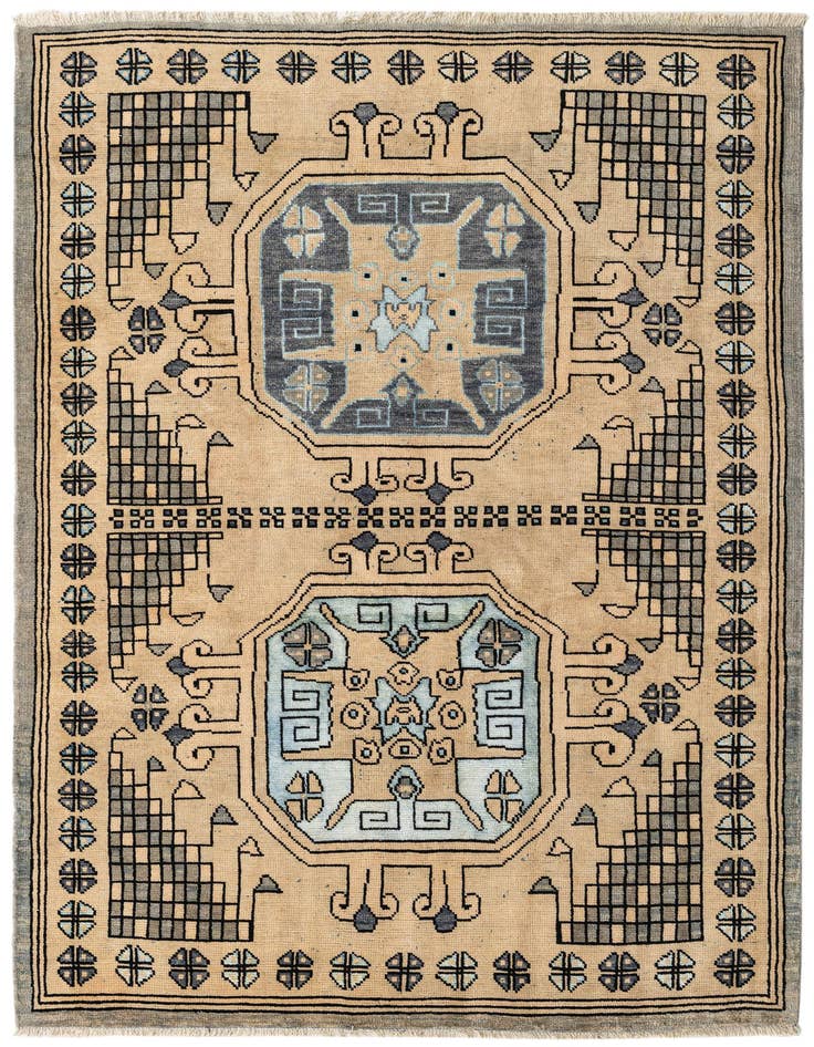 Detail image of 5' 7 x 8' 2 Hand Knotted Darya Rug
