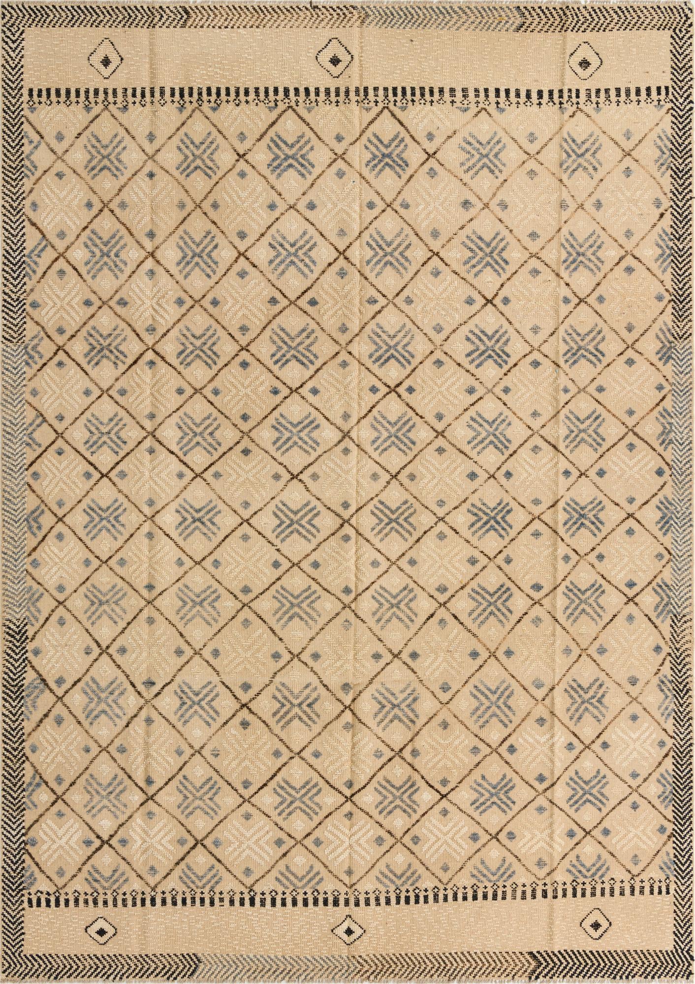 9' x 12' 8 Hand Knotted Darya Wool Rug