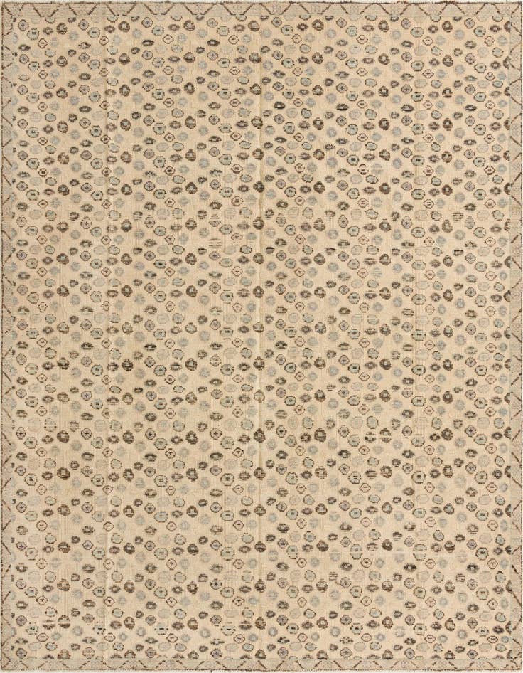 Detail image of 9' 2 x 12' 6 Hand Knotted Darya Wool Rug