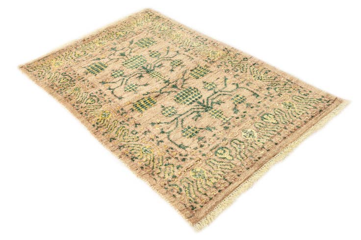 Detail image of 3' 2 x 4' 10 Hand Knotted Darya Rug