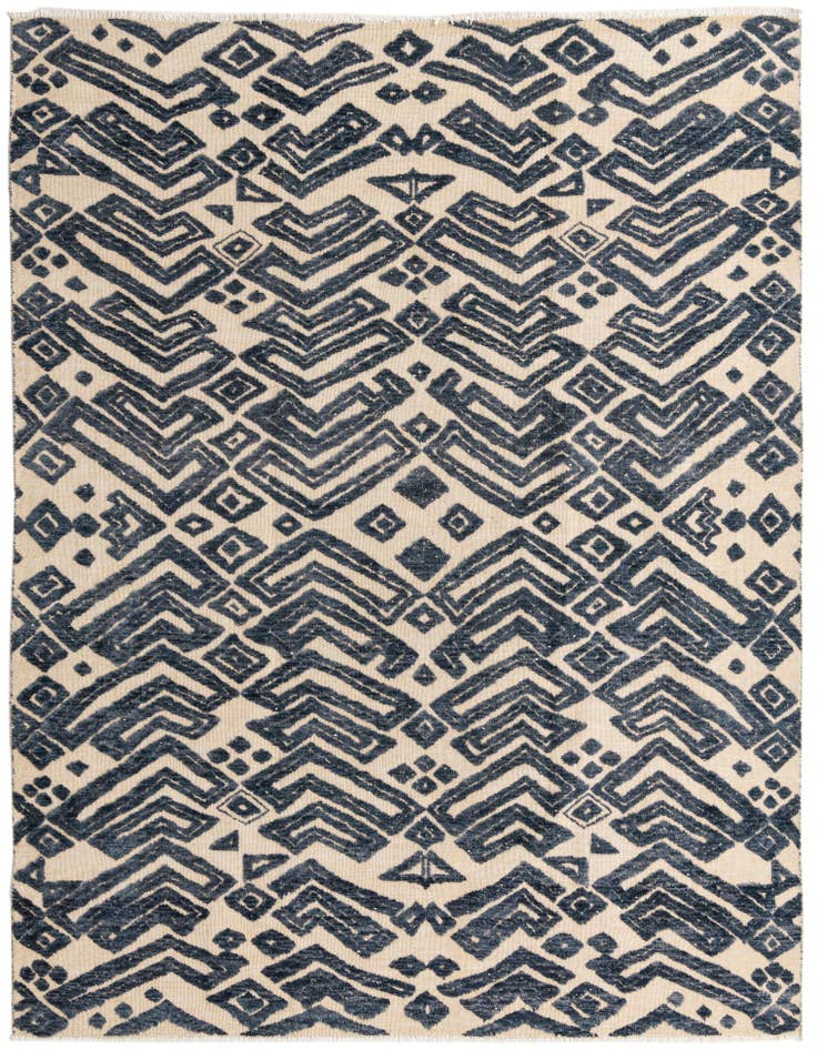 Detail image of 7' 9 x 10' 3 Hand Knotted Darya Wool Rug