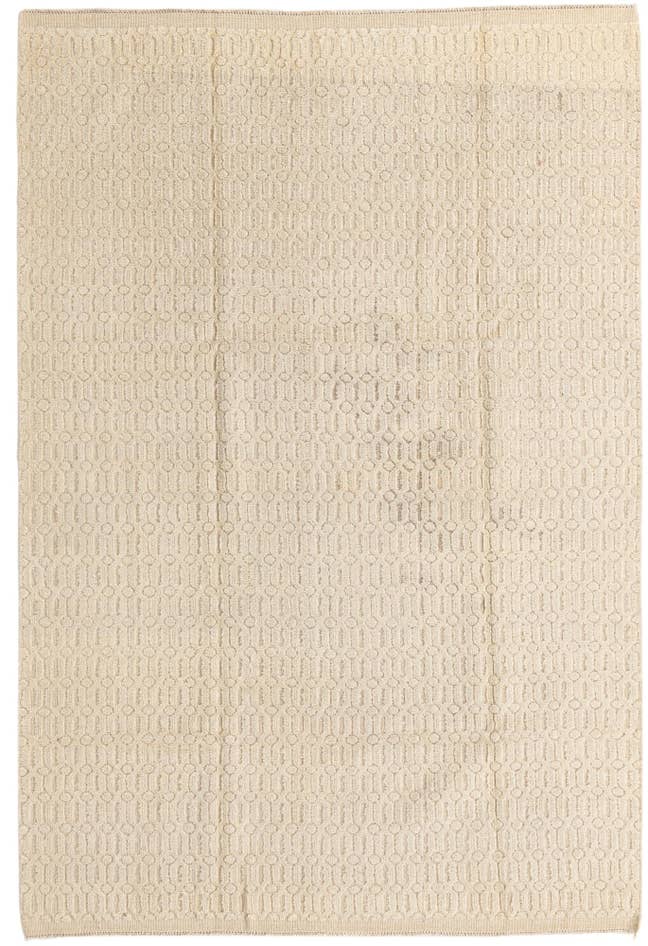 Detail image of 6' 3 x 9' 4 Hand Knotted Darya Wool Rug