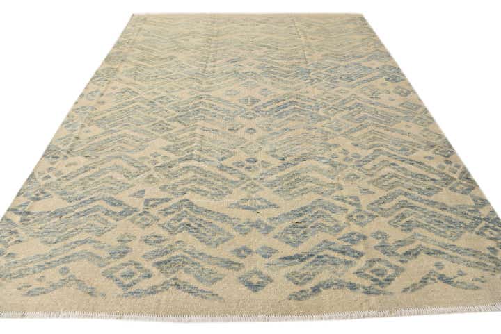 8' x 10' 5 Hand Knotted Darya Wool Rug
