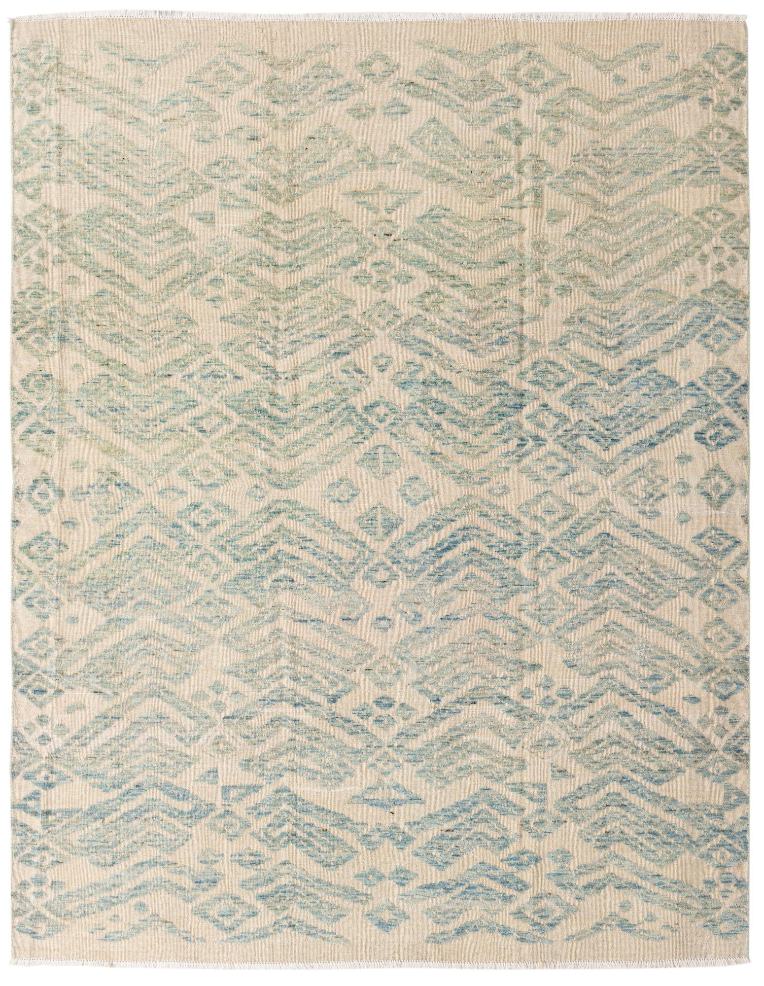 8' x 10' 5 Hand Knotted Darya Wool Rug