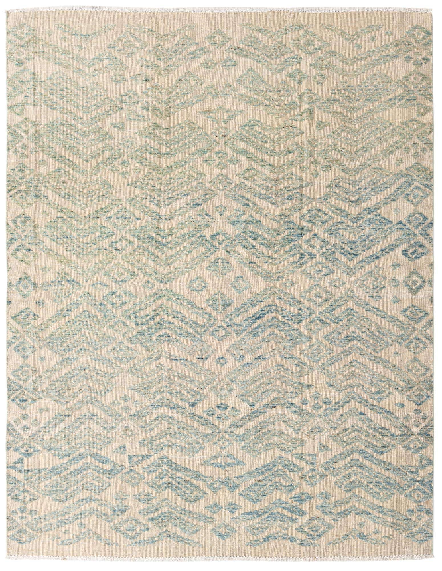 8' x 10' 5 Hand Knotted Darya Wool Rug