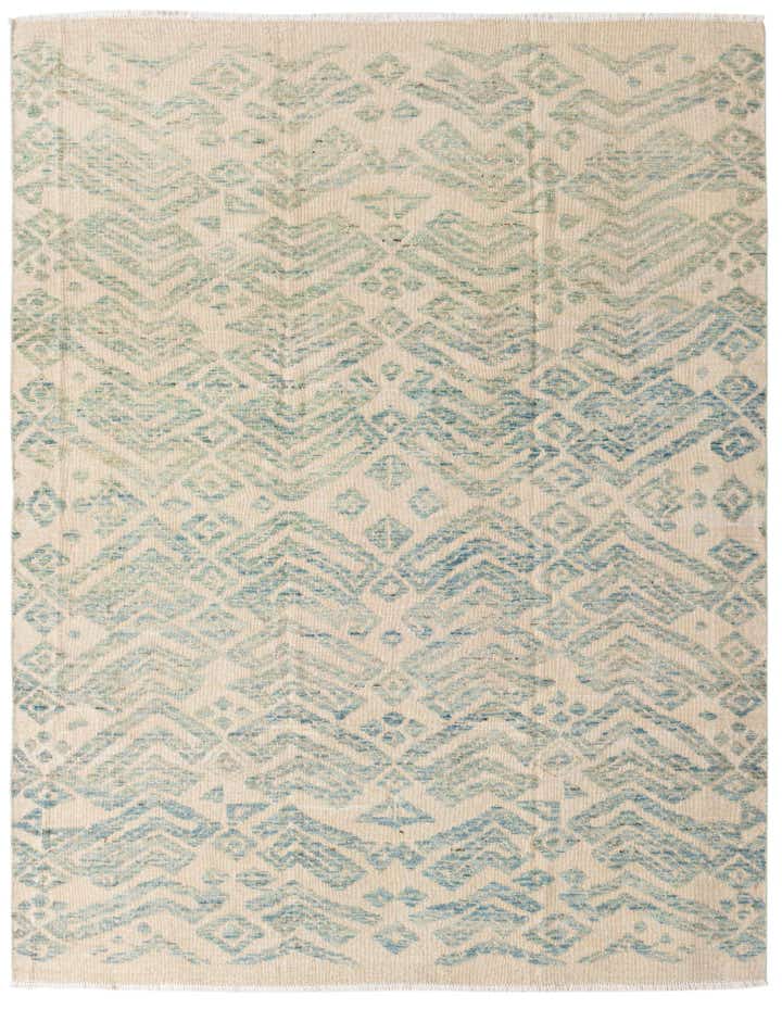 8' x 10' 5 Hand Knotted Darya Wool Rug
