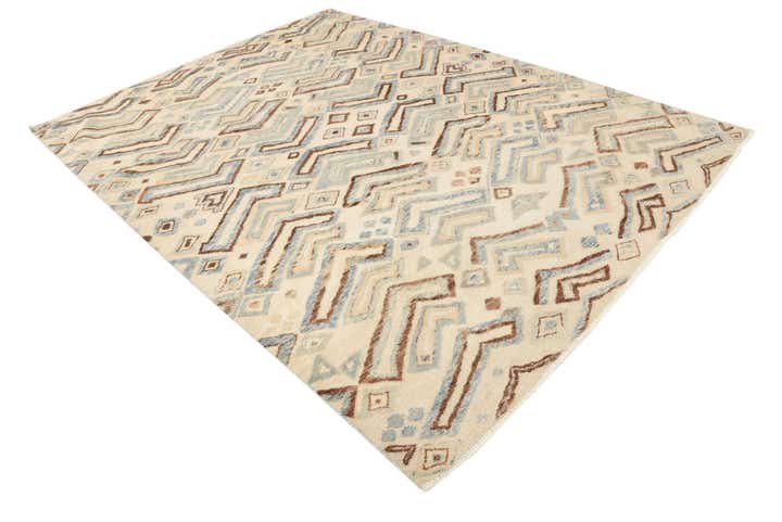 7' 8 x 10' 3 Hand Knotted Darya Wool Rug