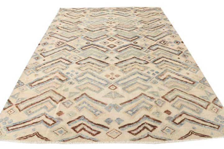 7' 8 x 10' 3 Hand Knotted Darya Wool Rug