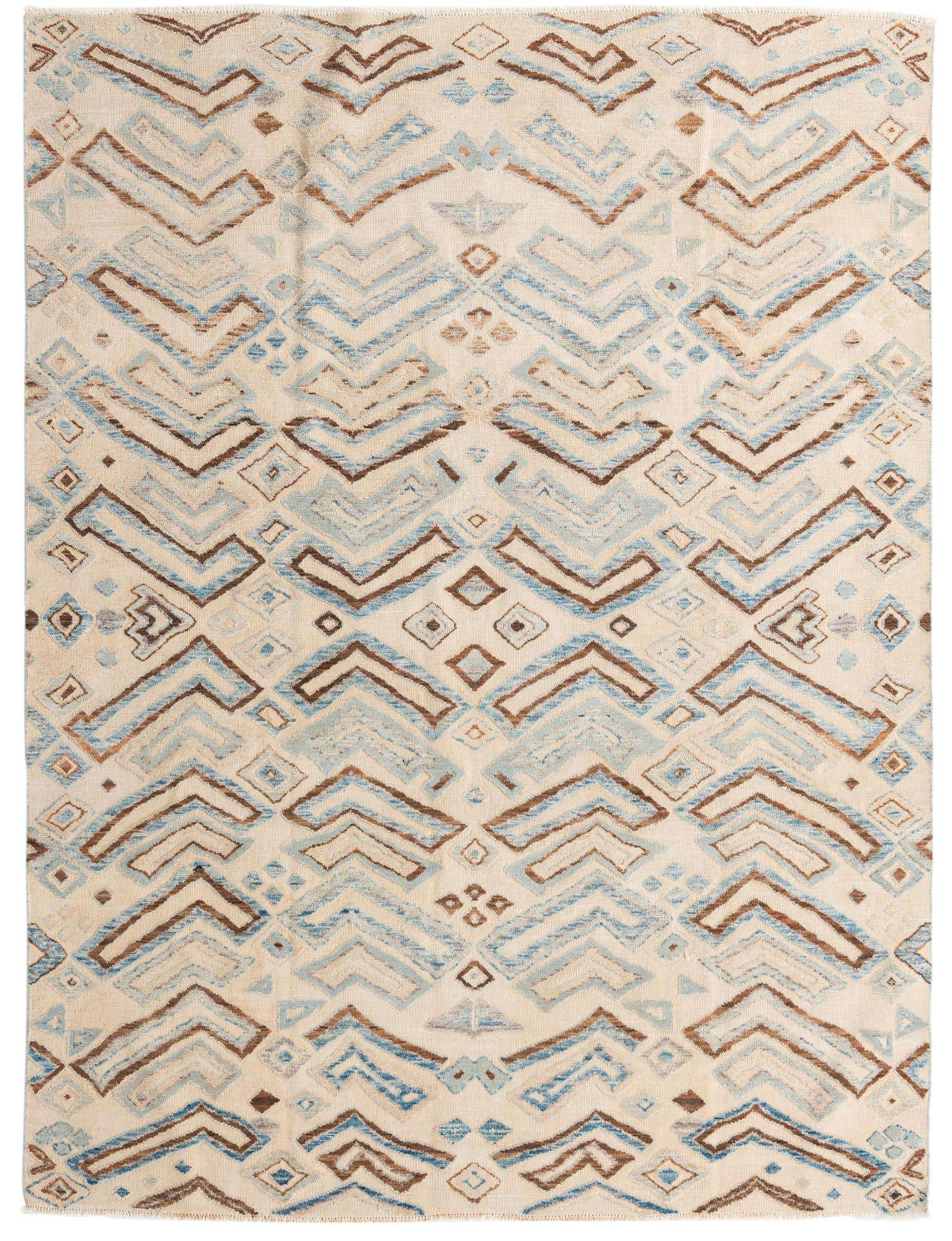 7' 8 x 10' 3 Hand Knotted Darya Wool Rug